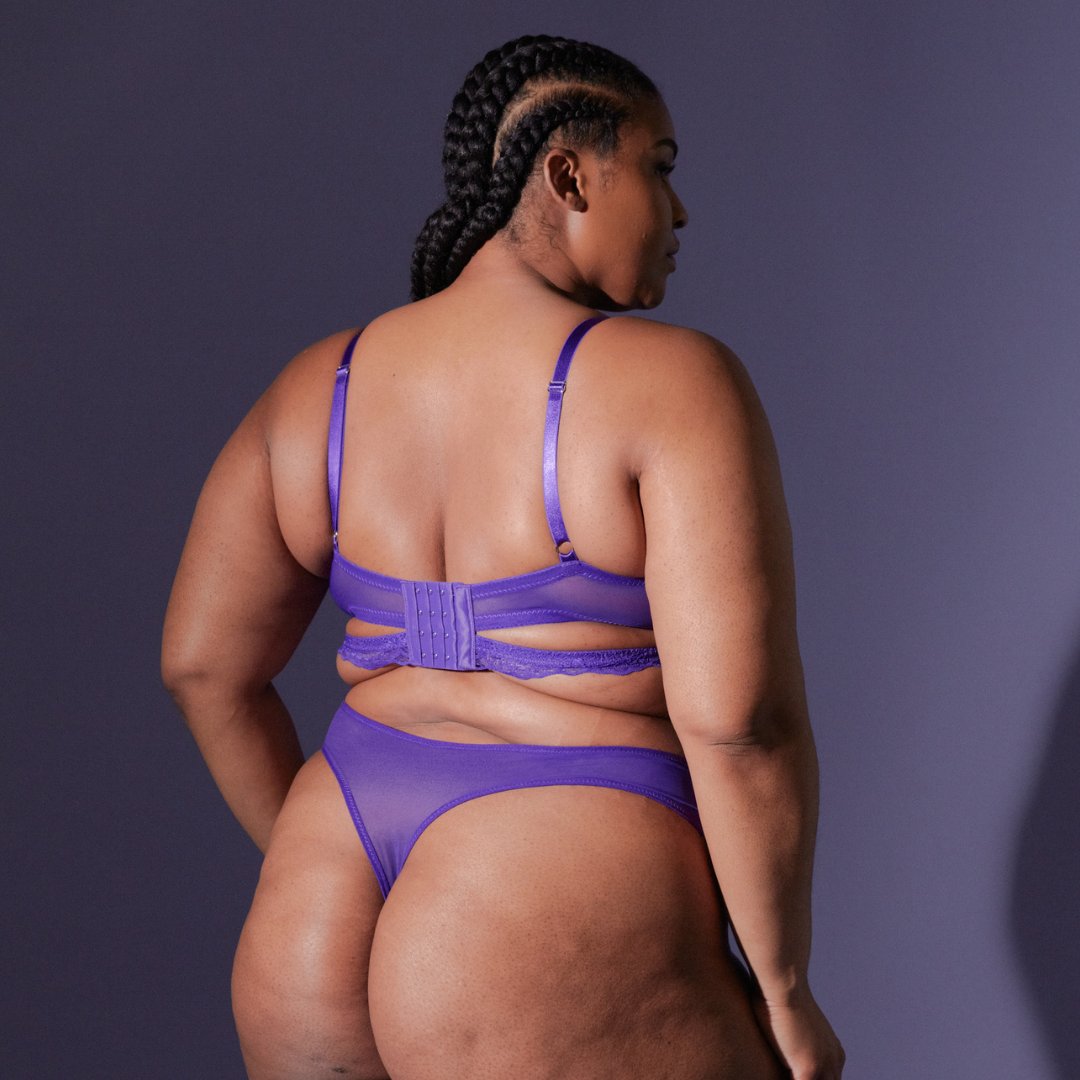 Kane V-wire Bra - Ultraviolet