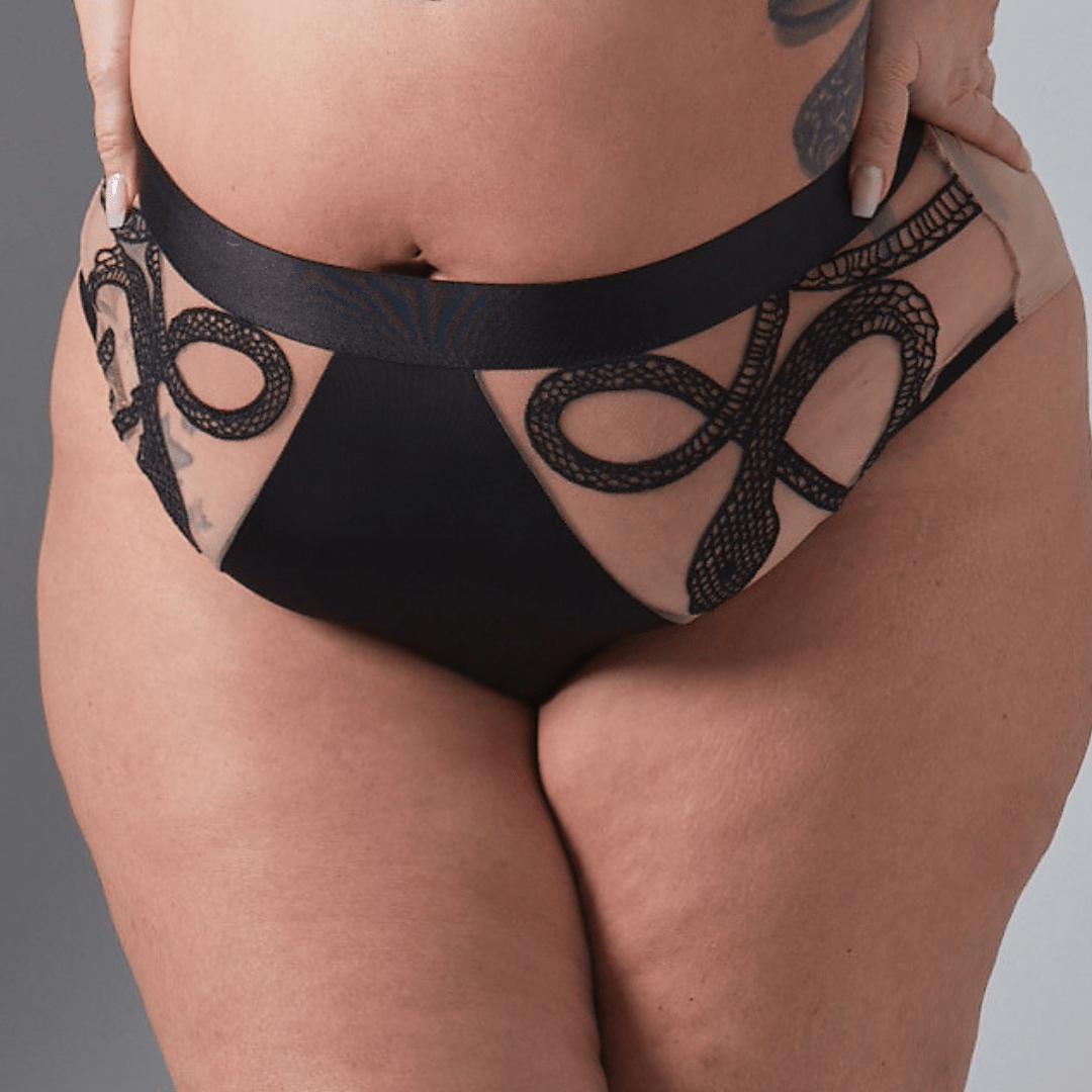 Medusa High-Waisted Bikini - Available in Multiple Nudes