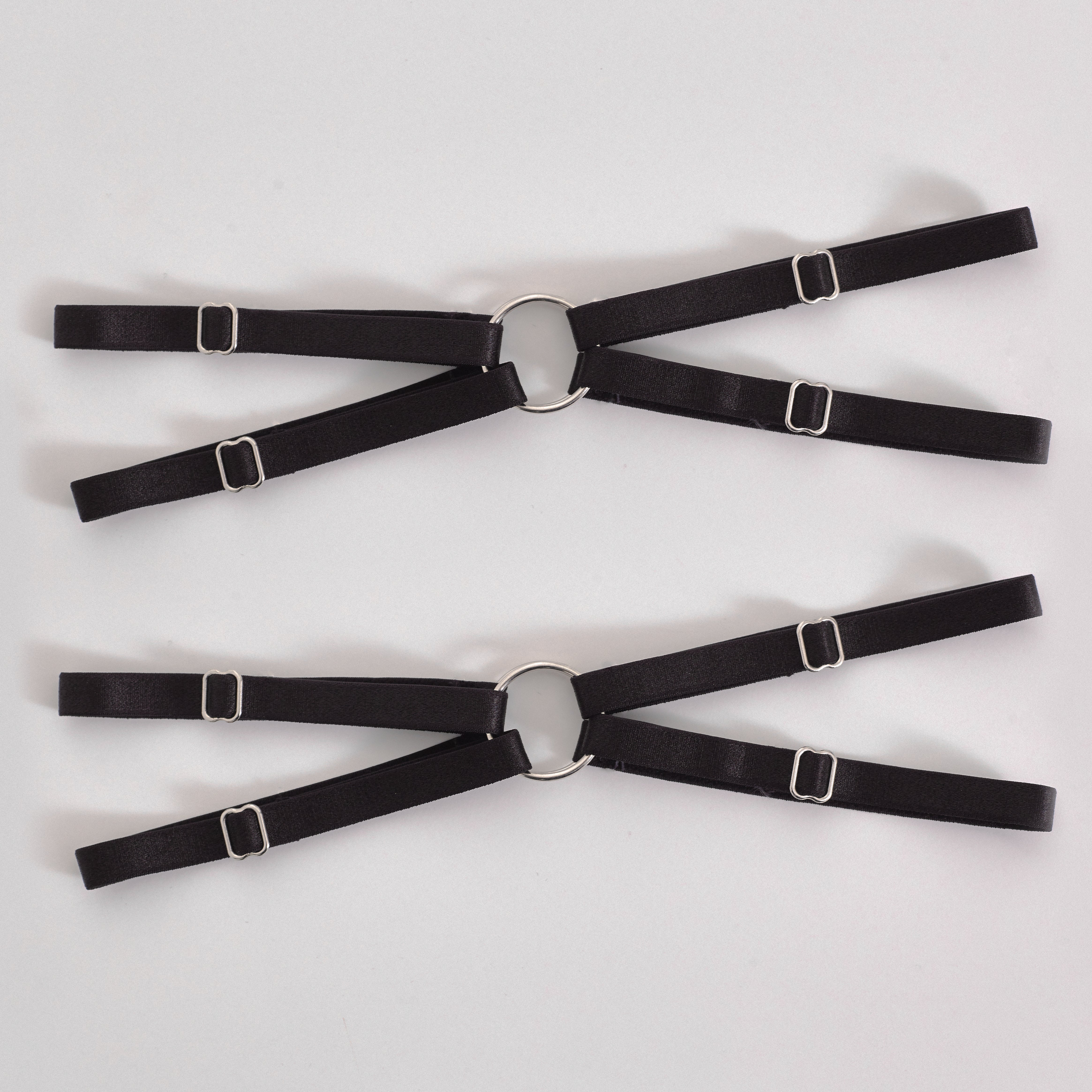 Strapped in Thigh Garters - Black | Thistle and Spire Lingerie Strapped in Thigh Garters - Black | Thistle and Spire Lingerie