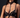 Kane Garter With Removable Choker - Black