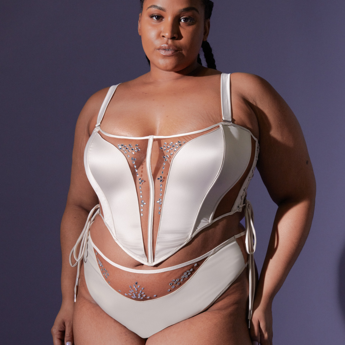 Dripping in Jewels Corset - Available in Multiple Nudes