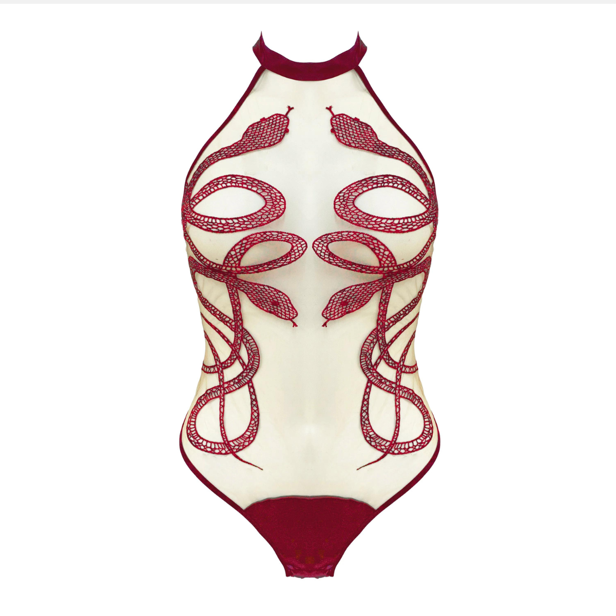 Medusa Bodysuit - Oxblood - Available in Multiple Nudes