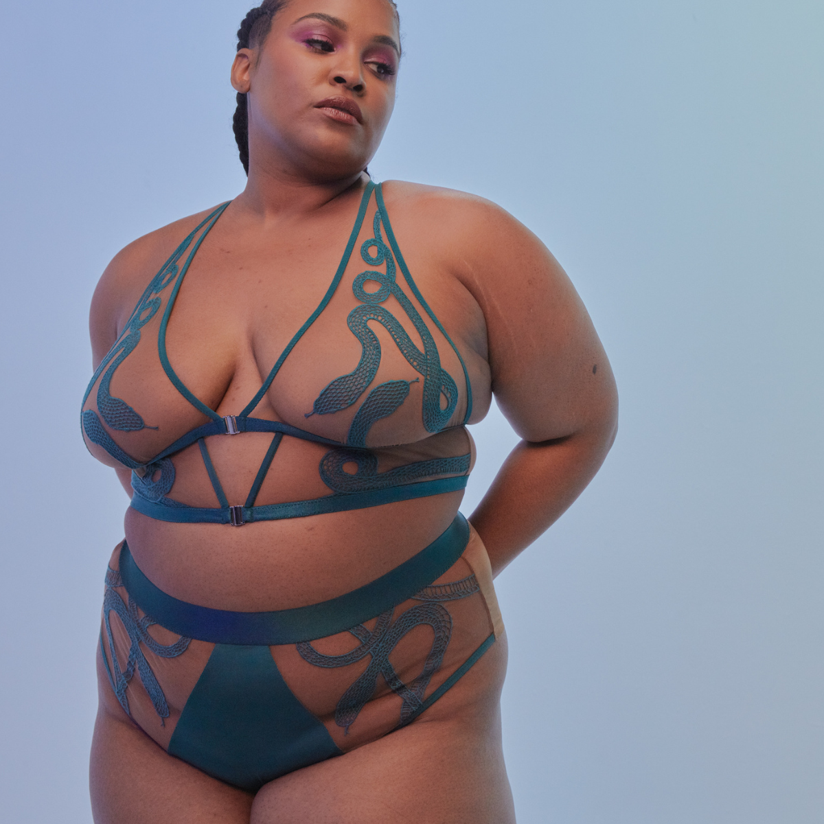 Medusa High-Waisted Bikini - Chameleon - Toffee