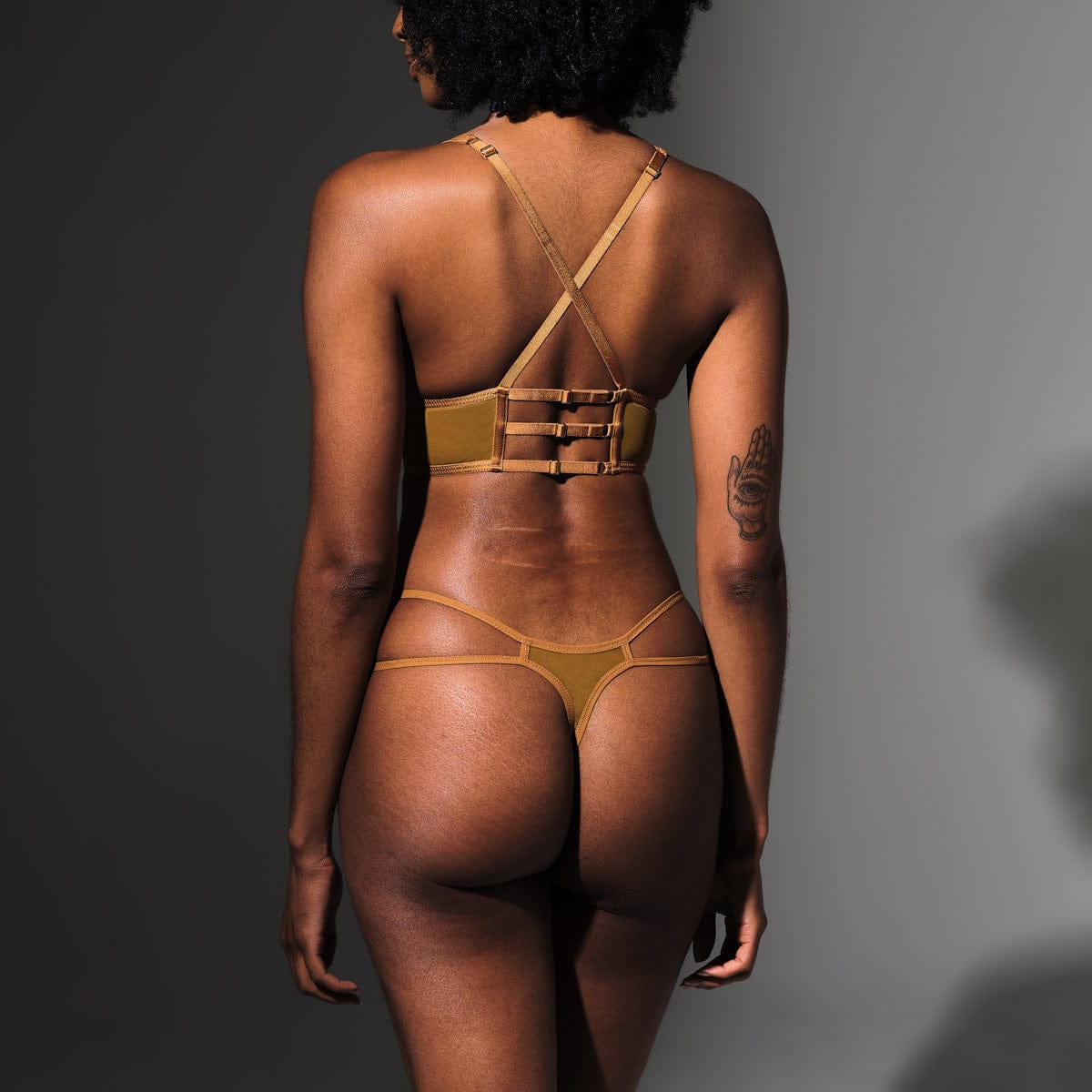 Medusa Bralette - Liquid Gold