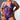 Verona High Leg Thong Ultra Violet