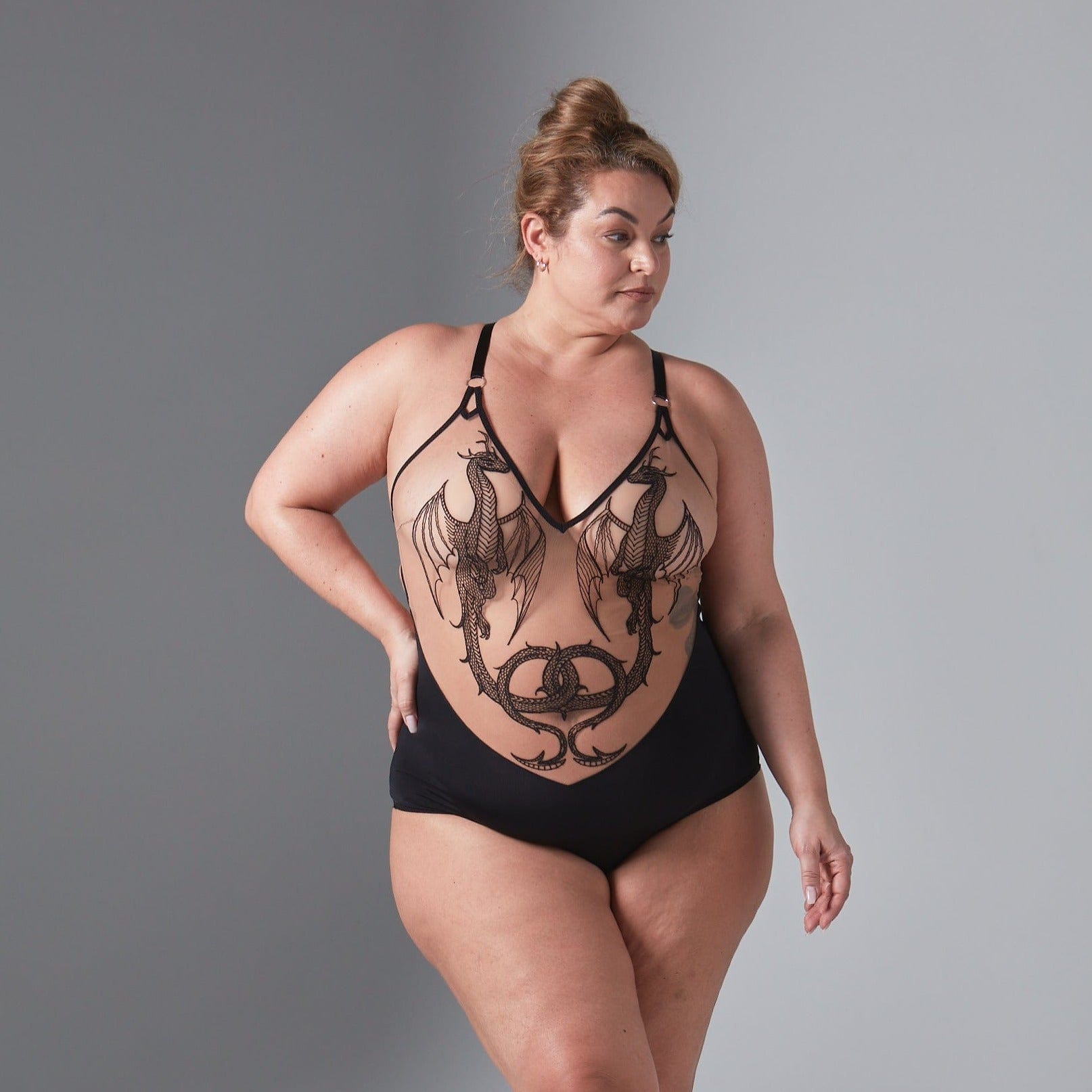 Dracona Bodysuit - Available in Multiple Nudes