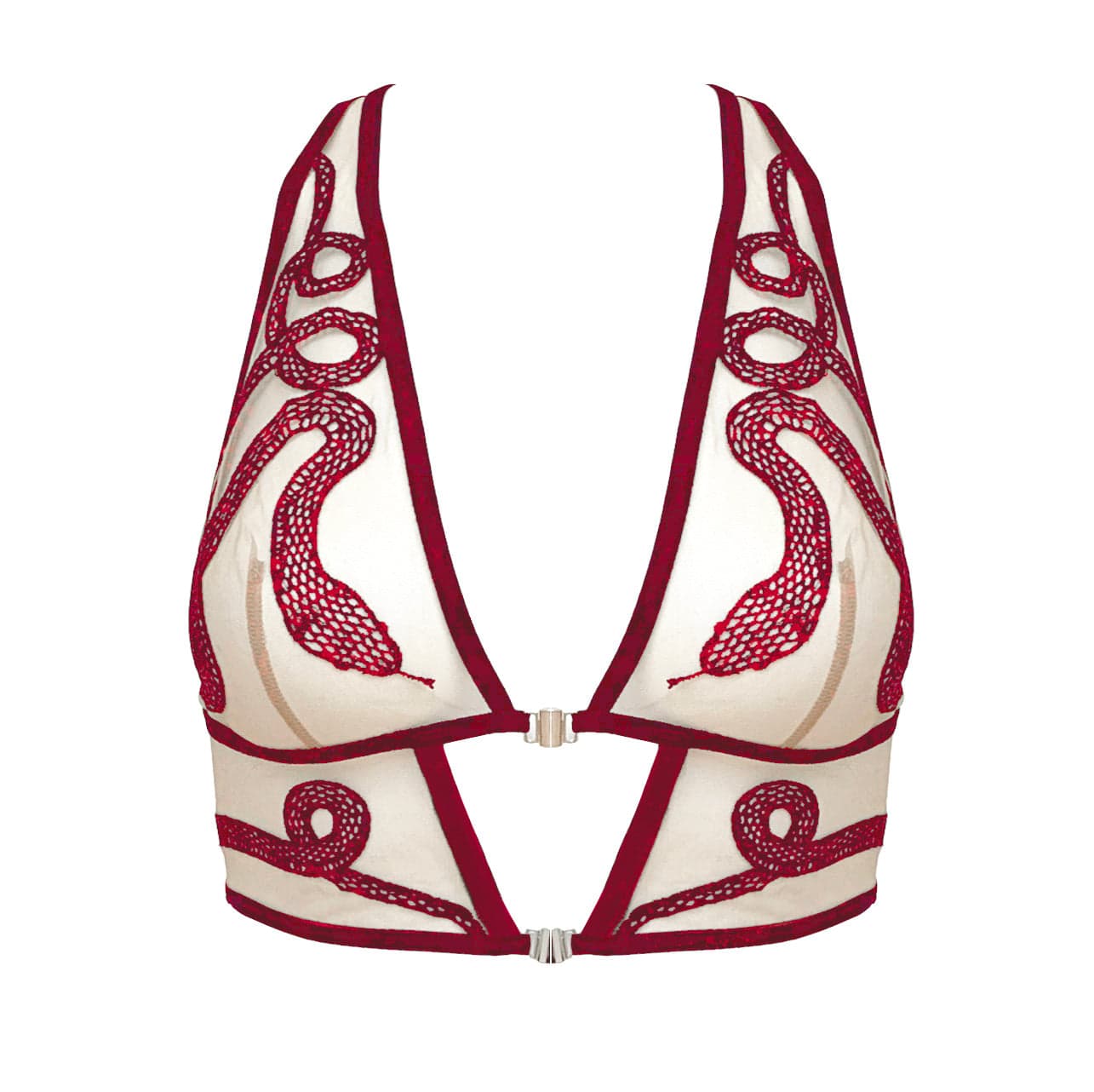 Medusa Bralette - Oxblood (Available in 2 nudes)