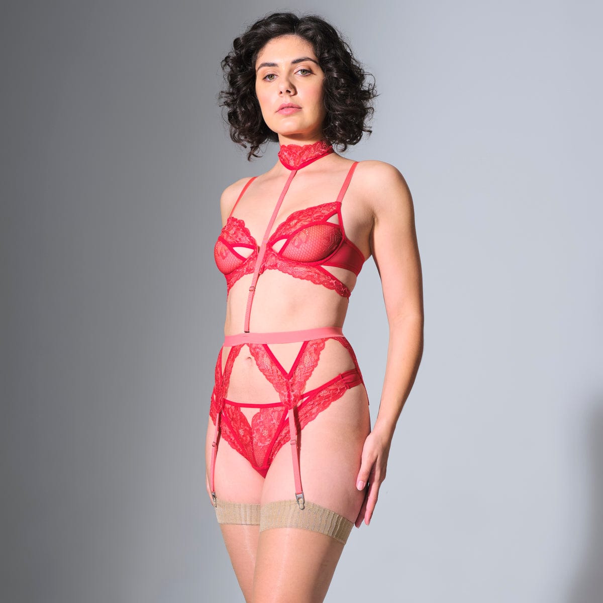 Kane V-wire Bra - Chili - FINAL SALE