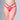 Verona Embroidered Thong - Crimson - FINAL SALE