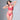 Verona Embroidered Thong - Crimson - FINAL SALE